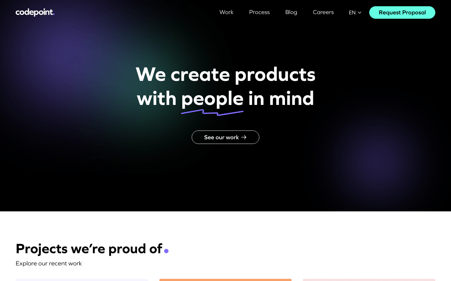 Captura do site de Codepoint