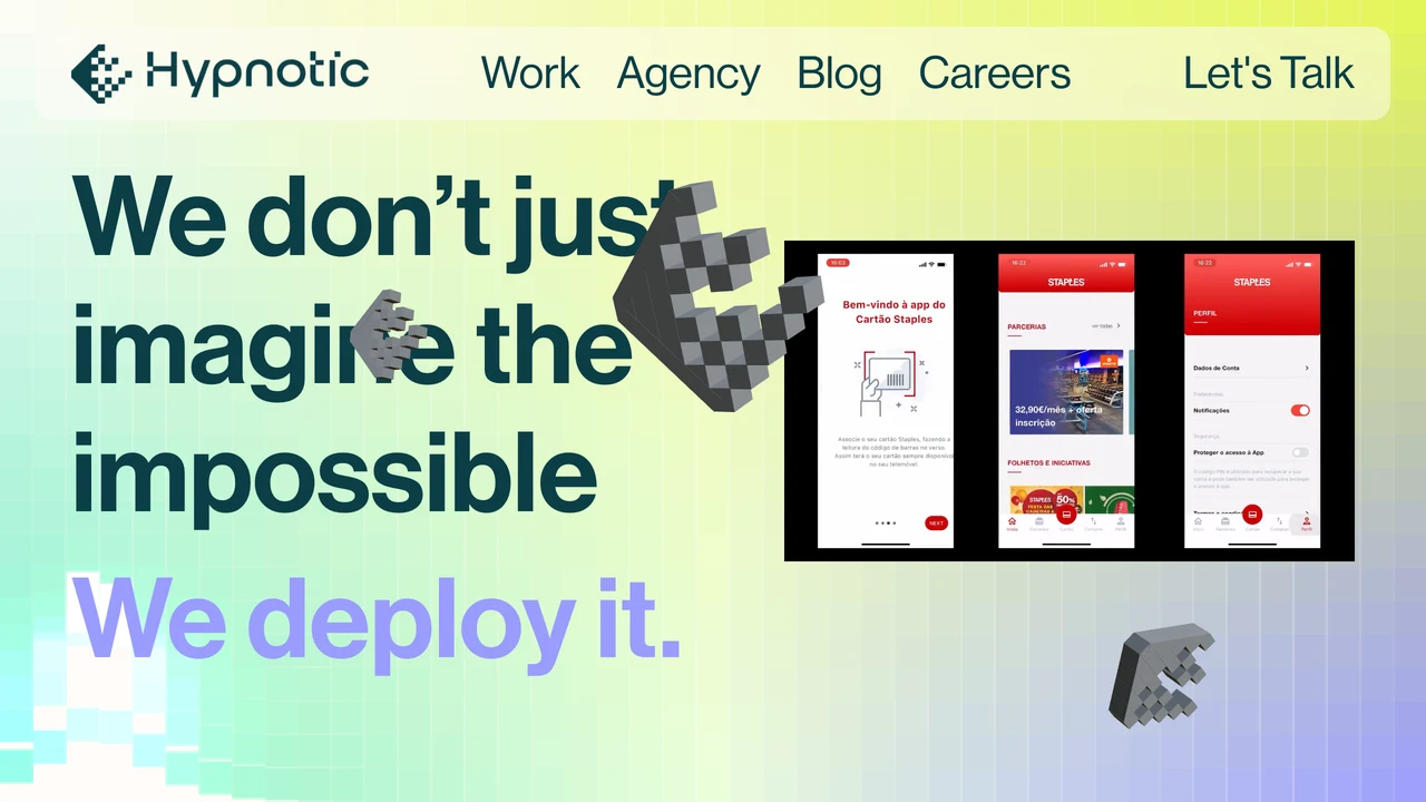 Captura do site de Hypnotic