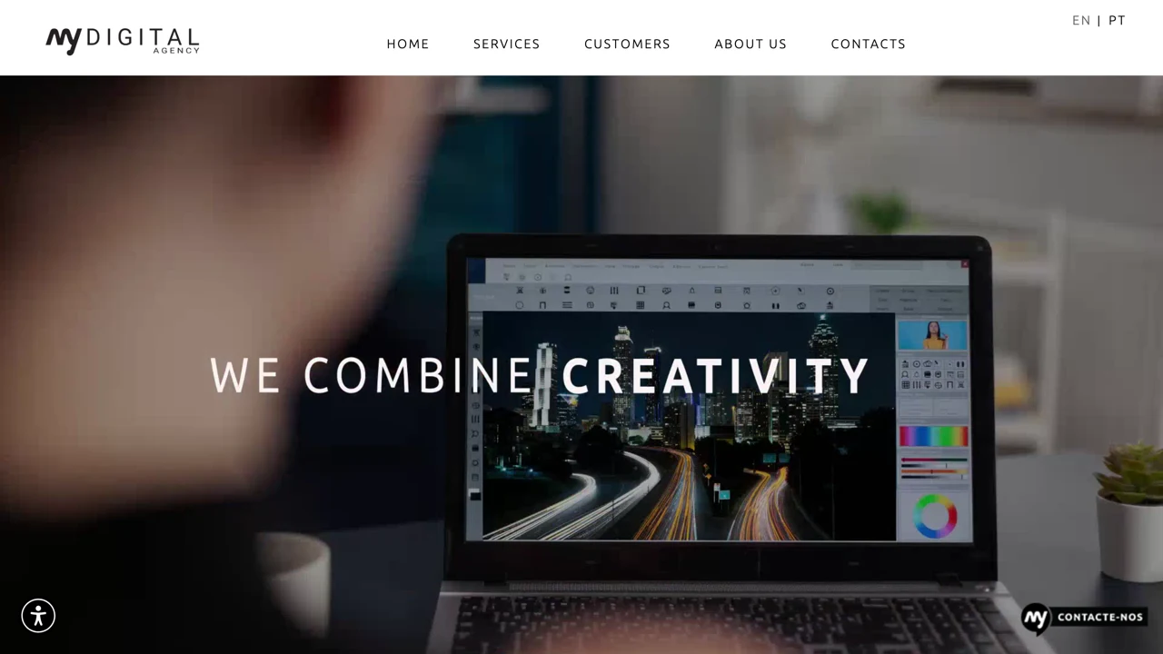 Captura do site de MyDigital